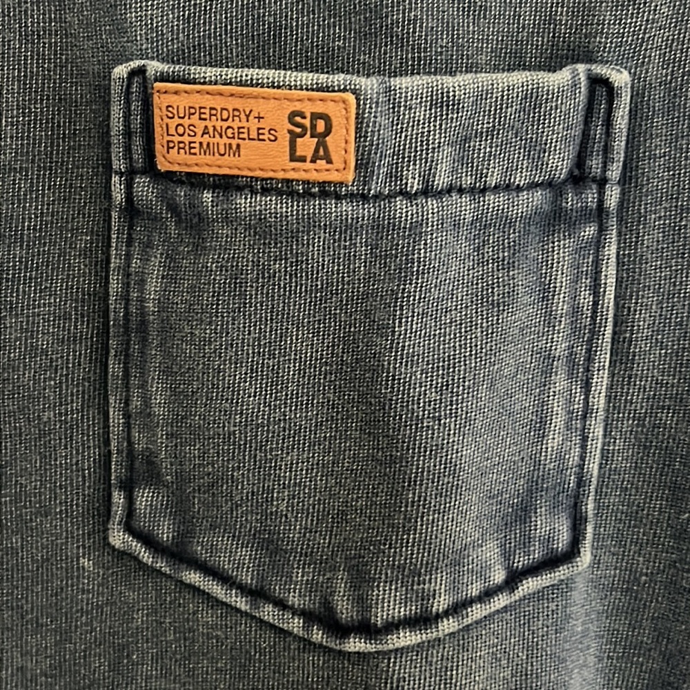 LA Pocket T-shirt Superdry men's Size M Excellent quality vintage look. - Picture 2 of 11